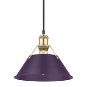 Orwell 10" Pendant in Brushed Champagne Brass