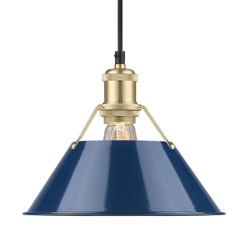 Orwell 10" Pendant in Brushed Champagne Brass