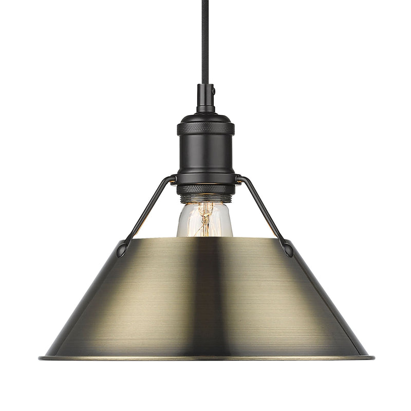 Orwell 10" Pendant in Matte Black