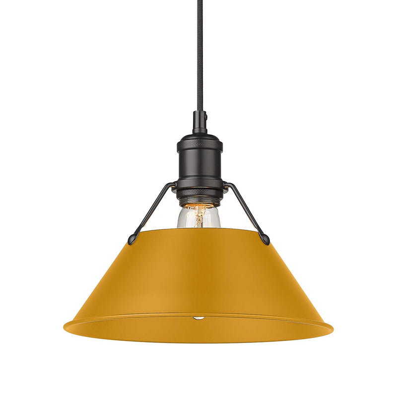 Orwell 10" Pendant in Matte Black