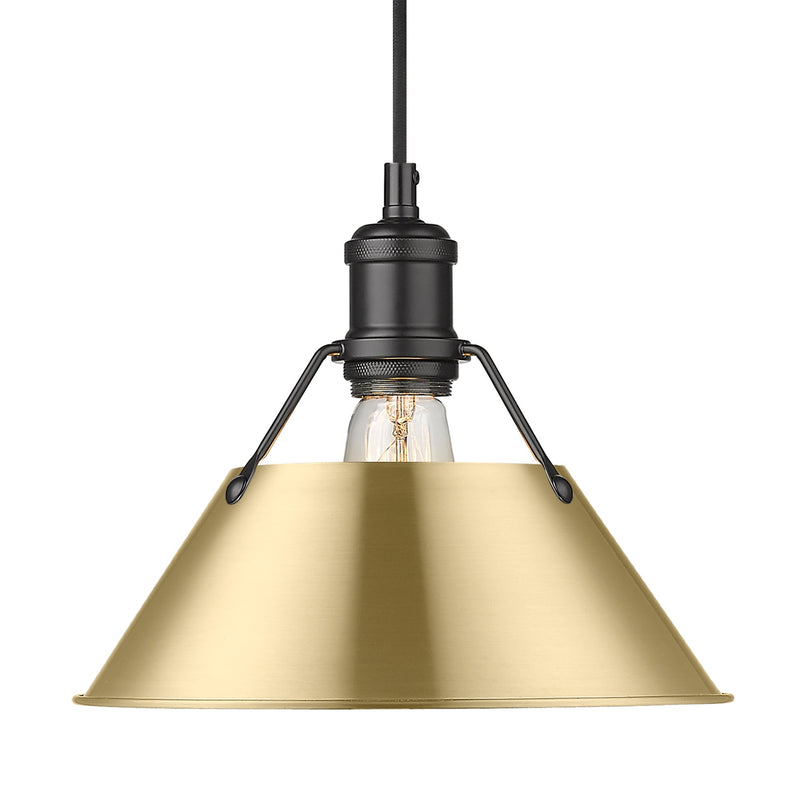 Orwell 10" Pendant in Matte Black