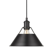 Orwell 10" Pendant in Matte Black
