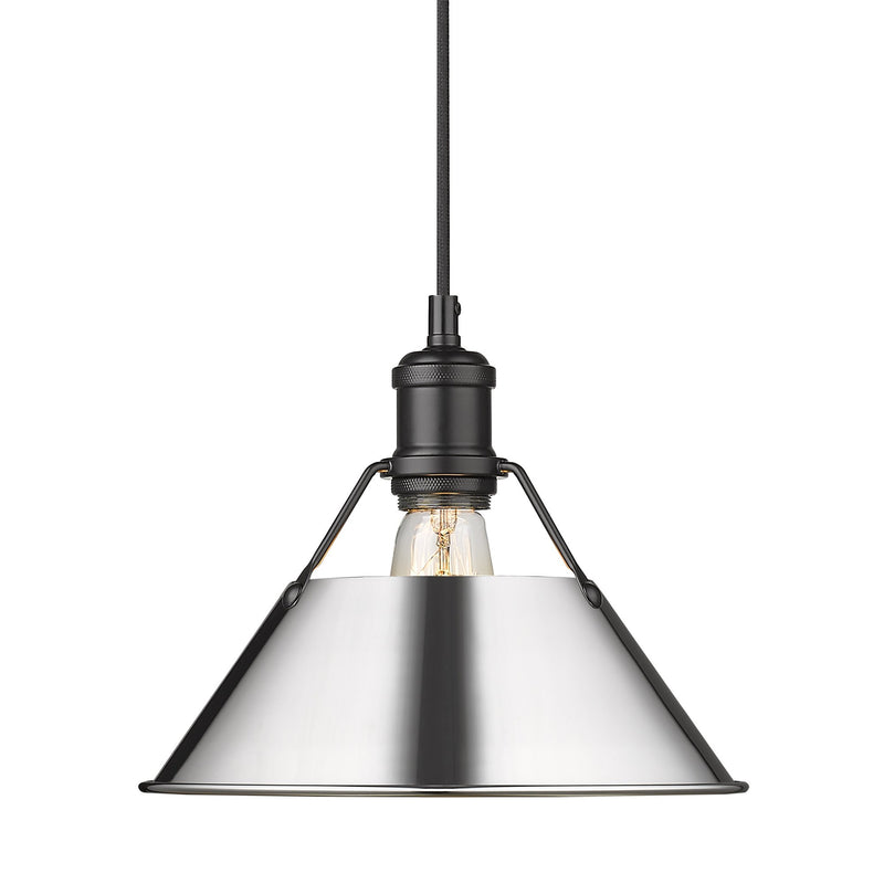 Orwell 10" Pendant in Matte Black