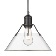 Orwell 10" Pendant in Matte Black