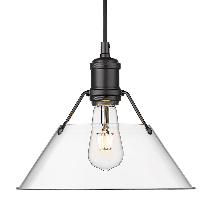 Orwell 10" Pendant in Matte Black