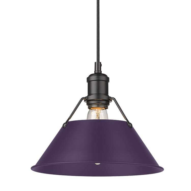 Orwell 10" Pendant in Matte Black