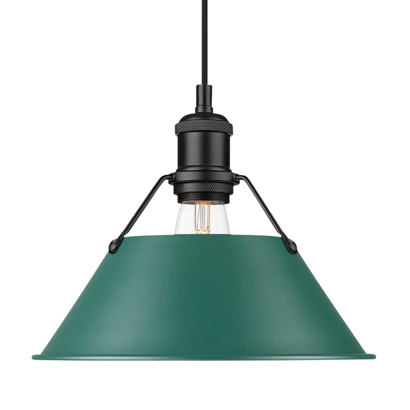 Orwell 10" Pendant in Matte Black