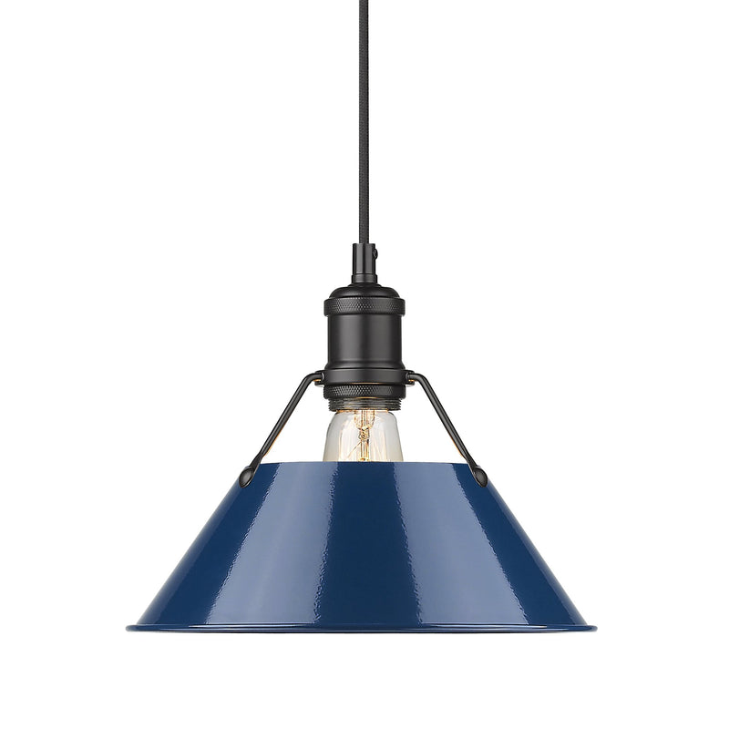 Orwell 10" Pendant in Matte Black