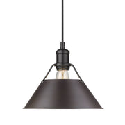 Orwell 10" Pendant in Matte Black