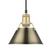 Orwell 8" Pendant in Brushed Champagne Brass