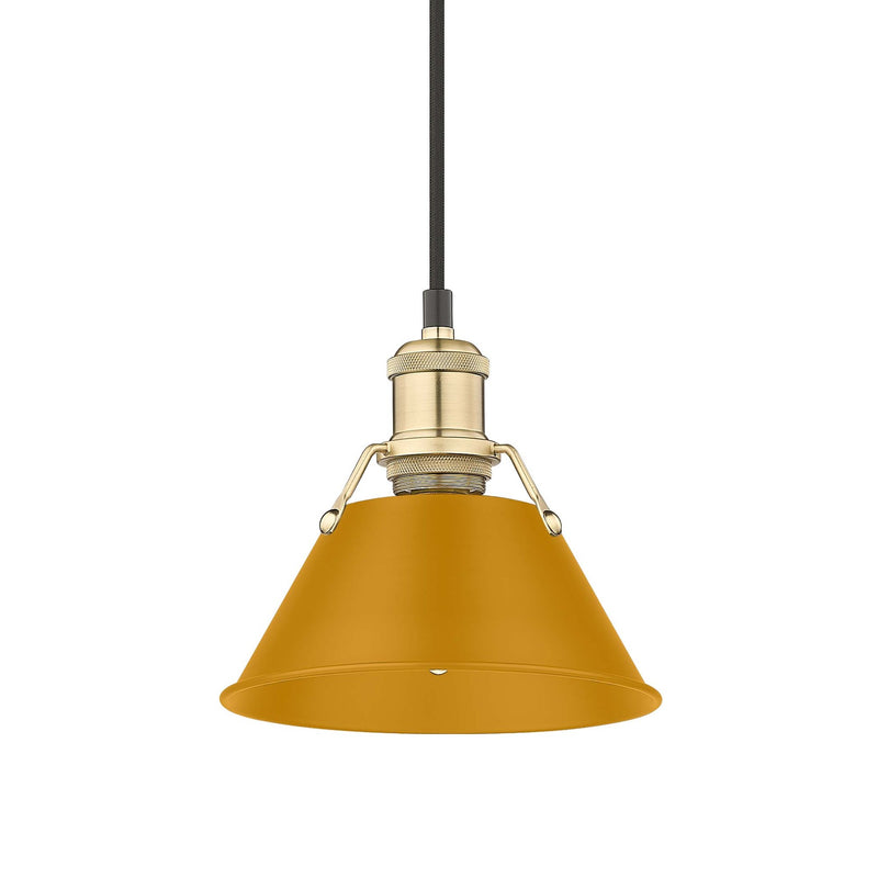 Orwell 8" Pendant in Brushed Champagne Brass