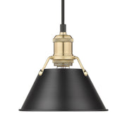 Orwell 8" Pendant in Brushed Champagne Brass
