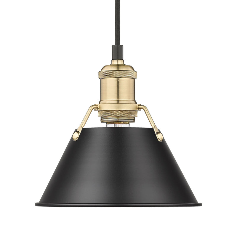 Orwell 8" Pendant in Brushed Champagne Brass