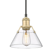 Orwell 8" Pendant in Brushed Champagne Brass