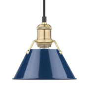 Orwell 8" Pendant in Brushed Champagne Brass