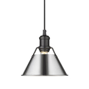 Orwell 8" Pendant in Matte Black