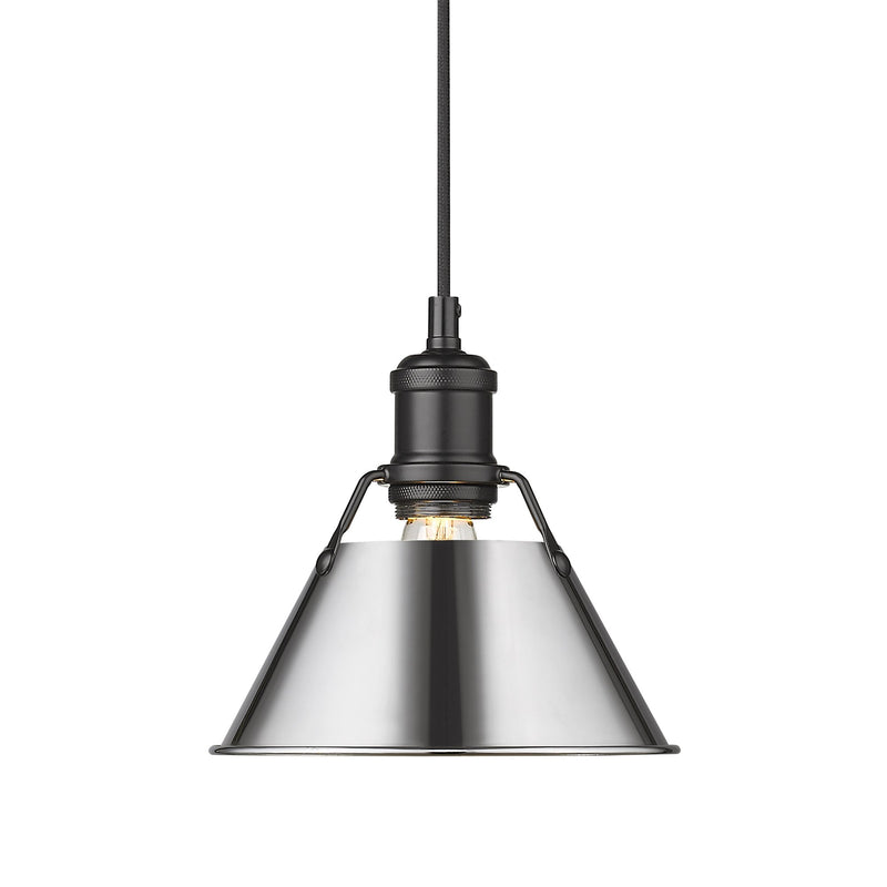 Orwell 8" Pendant in Matte Black
