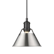 Orwell 8" Pendant in Matte Black