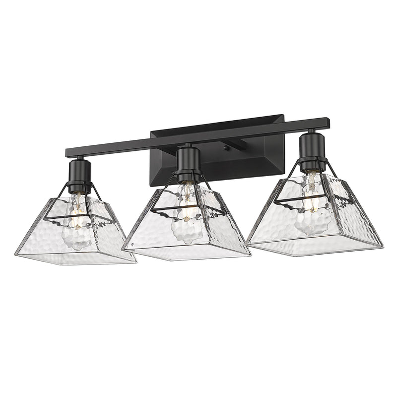 Kepler 3-Light Bath Vanity Light in Matte Black
