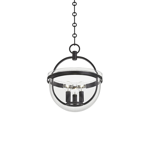Malloy 3-Light Chandelier in Aged Iron