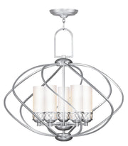Westfield 5-Light Chandelier in Brushed Nickel - Lamps Expo