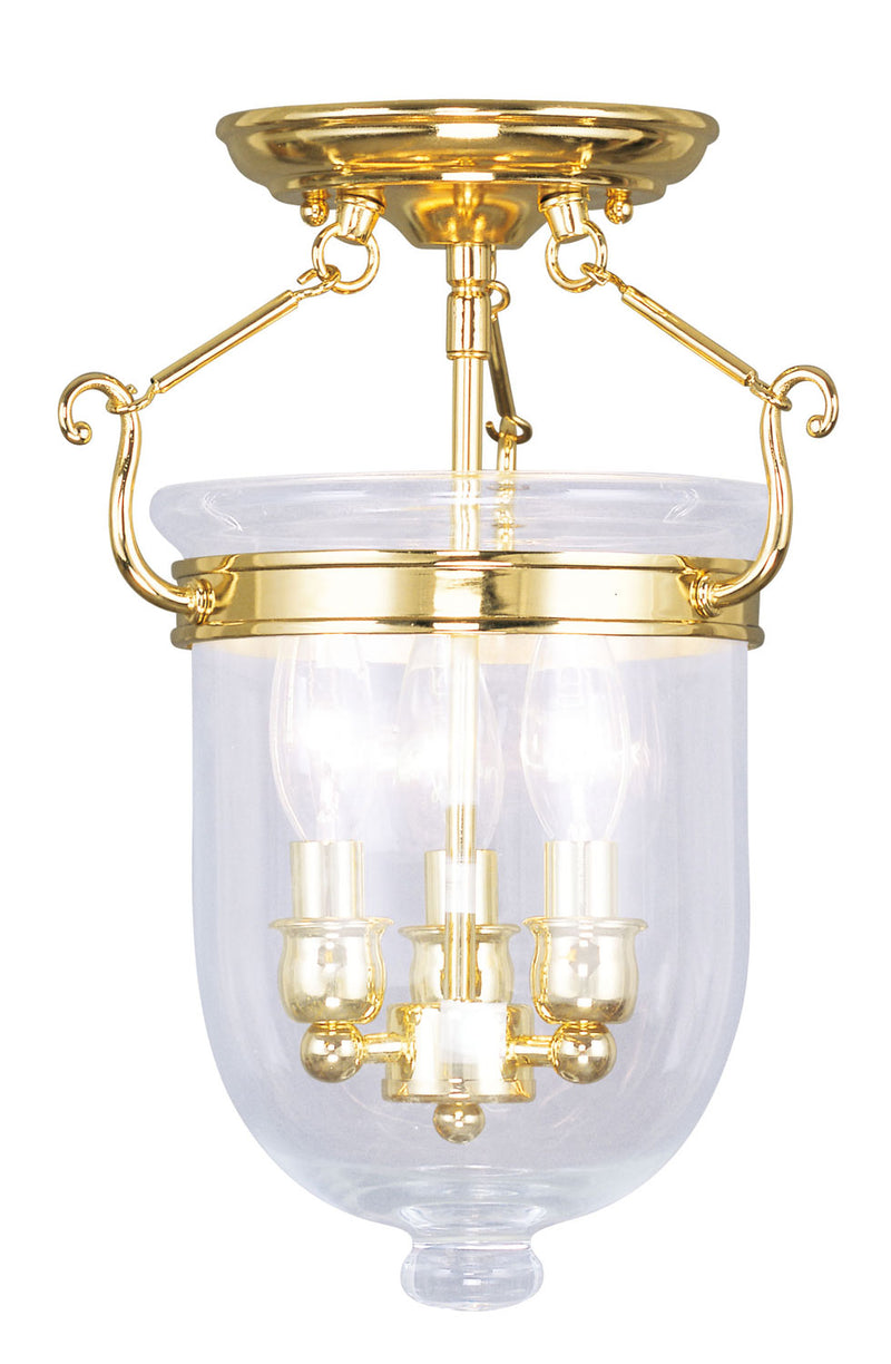 Jefferson 3-Light Ceiling Mount - Lamps Expo