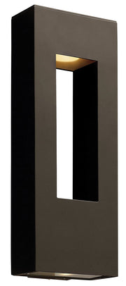 Atlantis Large Outdoor Wall Sconce in Bronze