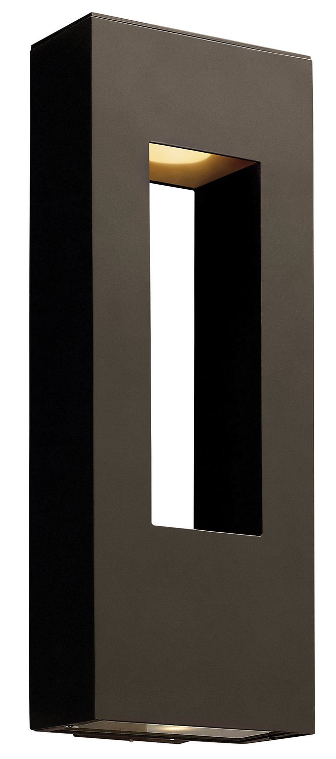Atlantis Large Outdoor Wall Sconce in Bronze