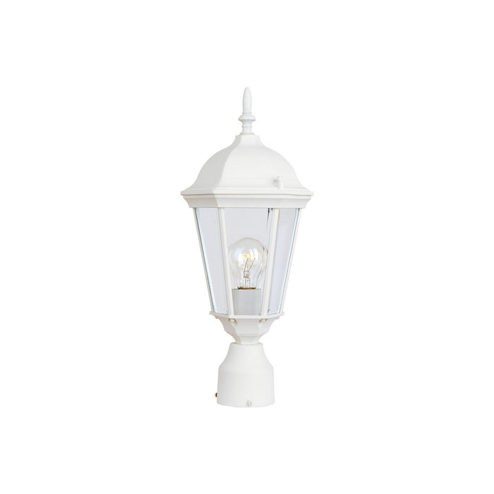Westlake Cast 1-Light Outdoor Pole/Post Lantern in White - Lamps Expo
