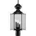 Carriage Classics Three Light Post Lantern in Black