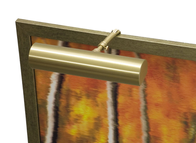 Contemporary 9 Inch Satin Brass Picture Light