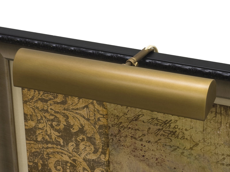 Traditional 14 Inch Weathered Brass Picture Light