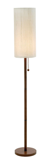 Hamptons Floor Lamp in Walnut Wood