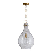 Rabun Pendant in Patinaed Brass