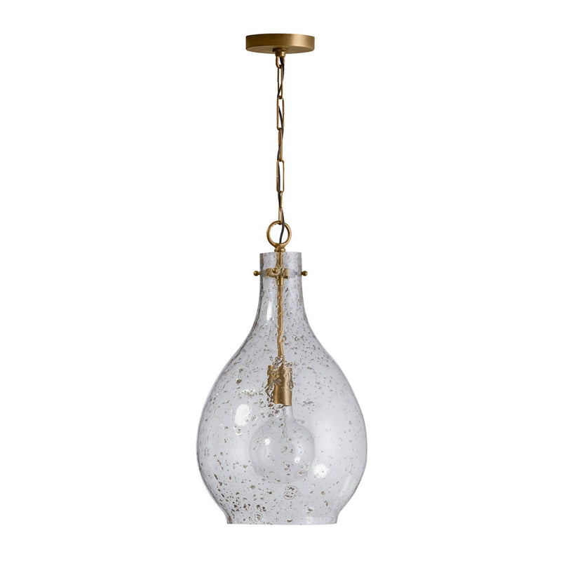 Rabun Pendant in Patinaed Brass
