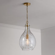 Rabun Pendant in Patinaed Brass