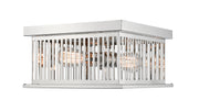 Camellia 2 Light 12" Flush Mount in Polished Nickel