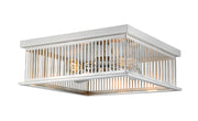 Camellia 4 Light 18" Flush Mount in Brushed Nickel