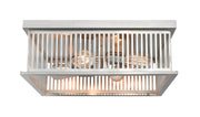 Camellia 4 Light 18" Flush Mount in Brushed Nickel