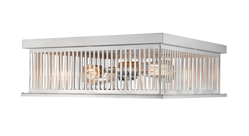 Camellia 4 Light 18" Flush Mount in Brushed Nickel