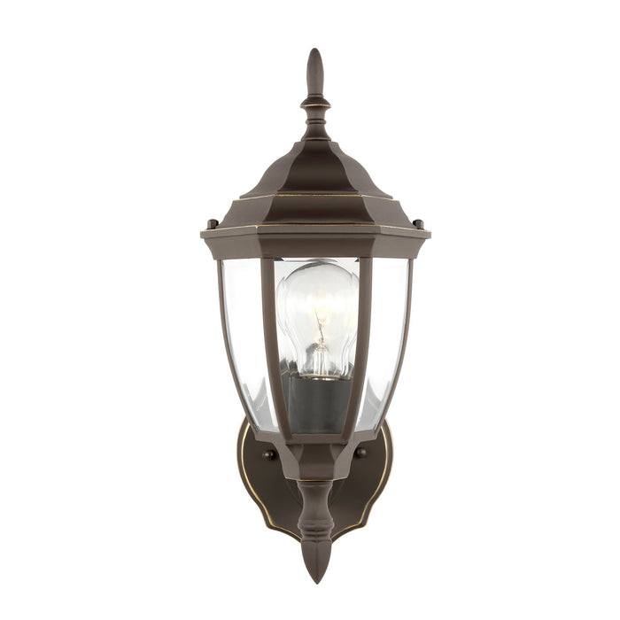 Bakersville One Light Outdoor Wall Lantern in Antique Bronze