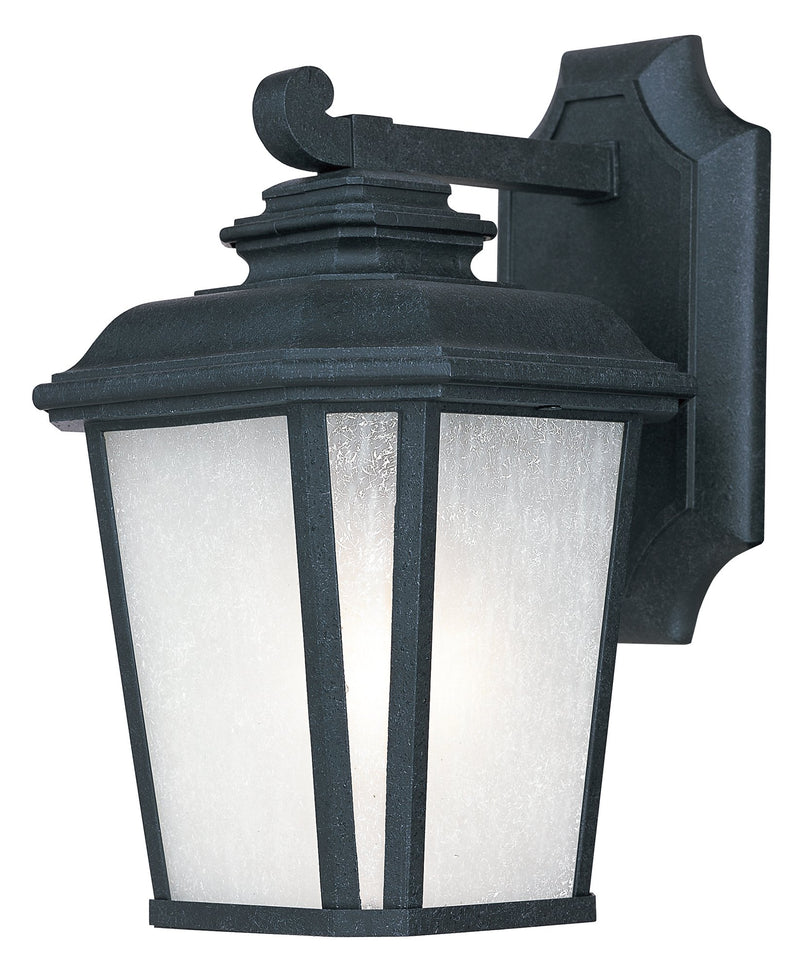 Radcliffe 1 Light Small Outdoor Wall Lantern in Black Oxide
