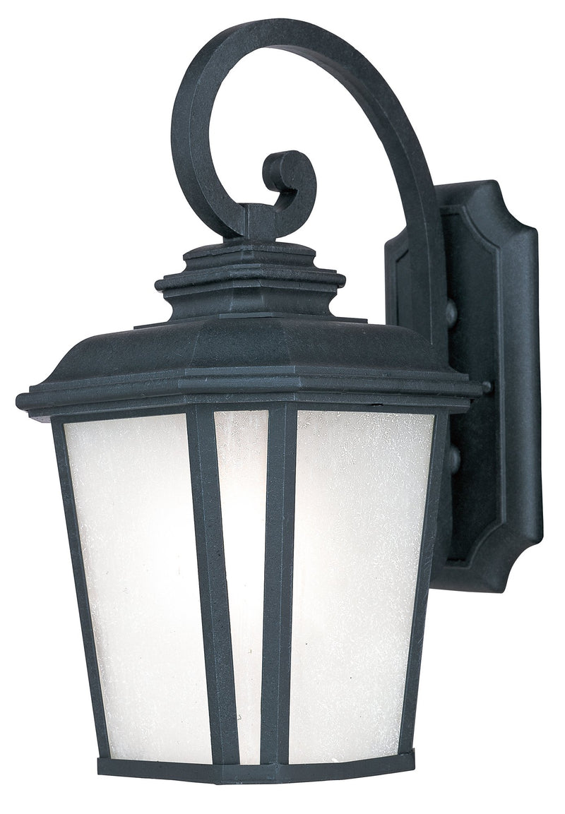 Radcliffe 1 Light Medium Outdoor Wall Lantern in Black Oxide