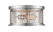 Camellia 2 Light 13.125" Flush Mount in Brushed Nickel