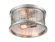 Camellia 2 Light 13.125" Flush Mount in Brushed Nickel