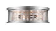 Camellia 4 Light 20" Flush Mount in Brushed Nickel
