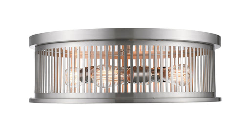 Camellia 4 Light 20" Flush Mount in Brushed Nickel