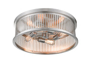 Camellia 4 Light 20" Flush Mount in Brushed Nickel