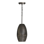 Sana Mini Pendant in Grey Iron