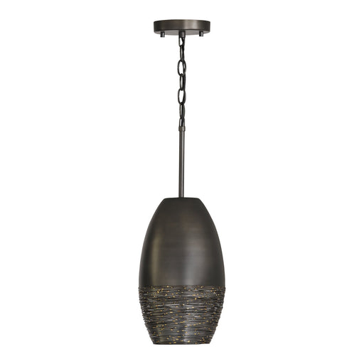 Sana Mini Pendant in Grey Iron